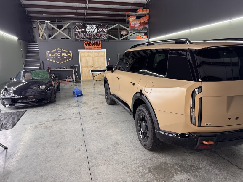 Kia Telluride in the tint bay at The Auto Film Studio in Rogersville